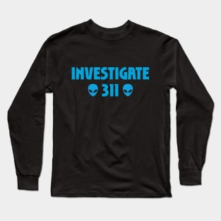 Investigate 311 - 311 Blue Long Sleeve T-Shirt